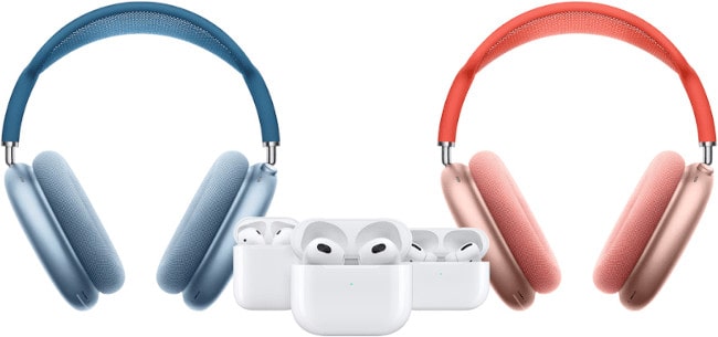 airpods max and airpods pro